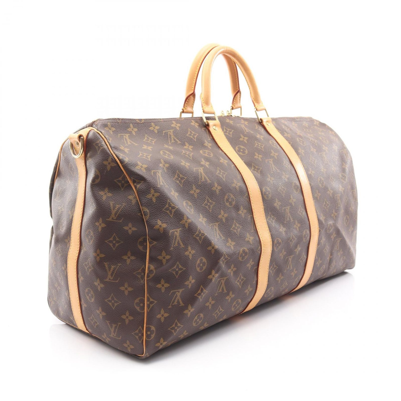 【美品】ヴィトン キーポル・バンドリエール55 ボストンバッグ ボストンバッグ ルイ・ヴィトン(LOUIS VUITTON)ルイ・ヴィトン キーポル バンド