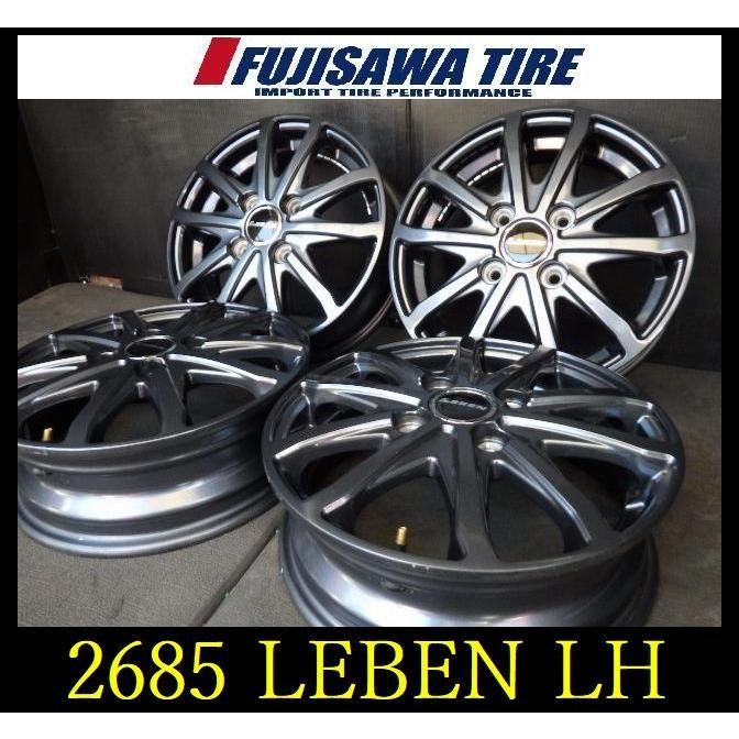 2685 T3008245▲LEBEN LH ▲13x4B 4穴 PCD100 45▲4本