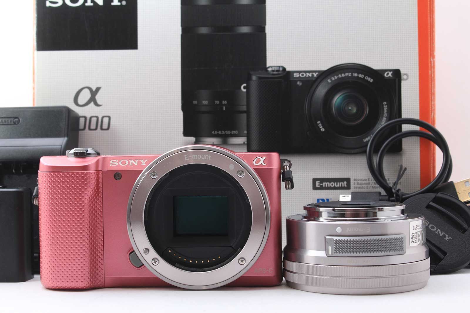 ソニー Sony a5000 ILCE-5000 20.1MP Digital Camera ピンク 16