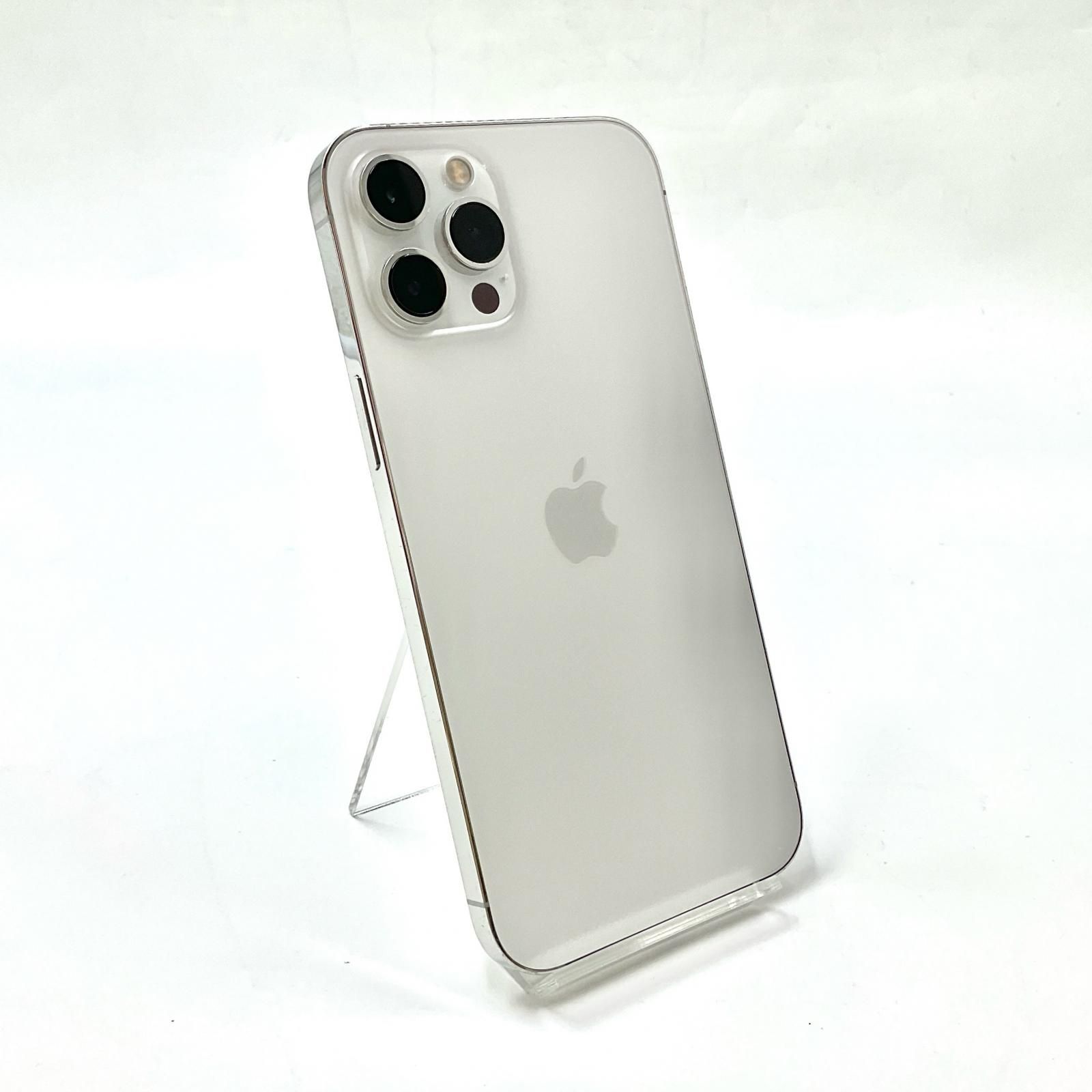 iPhone 12 Pro Max 256GB シルバー docomo 白ロム 動作確認済 78%【全額返金保証】【最速発送】