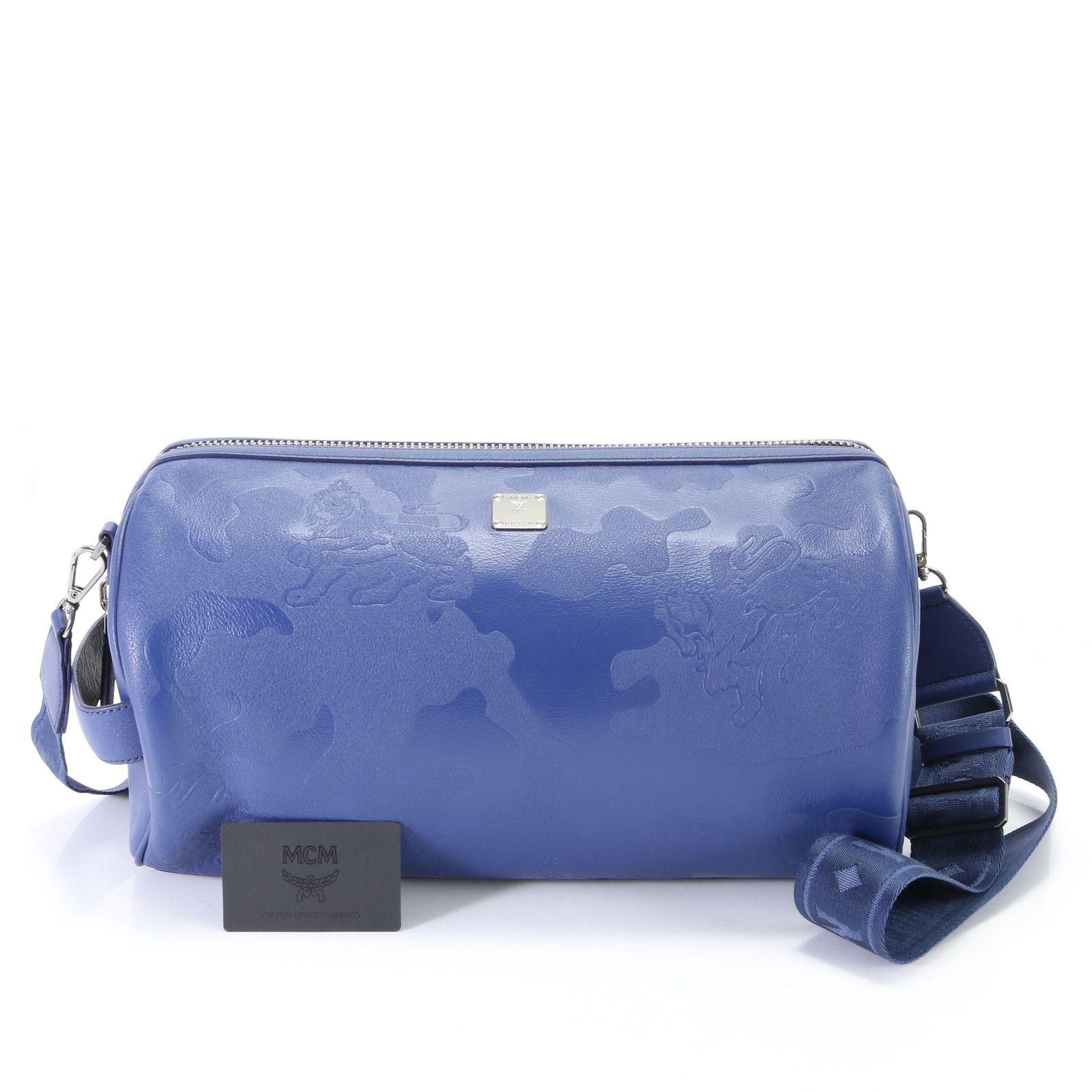 未使用 エムシーエム MCM ギャランティ付 レザー 2WAY ショルダー 