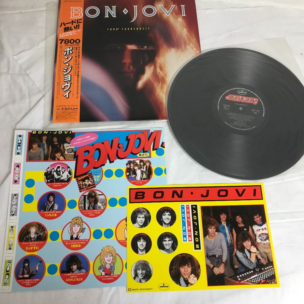 BONJOVI LP 2枚セット BONJOVI LP 2枚セット