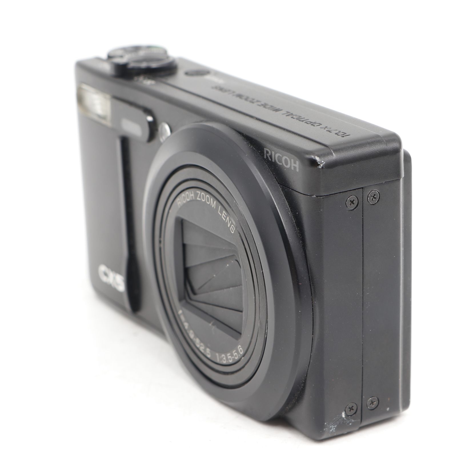 RICOH ハイブリッドAFシステム搭載 光学10.7倍ズーム CX5 ブラック 