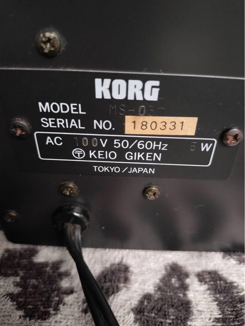 レア 希少品 KORG MS-03 シンセサイザー - メルカリ