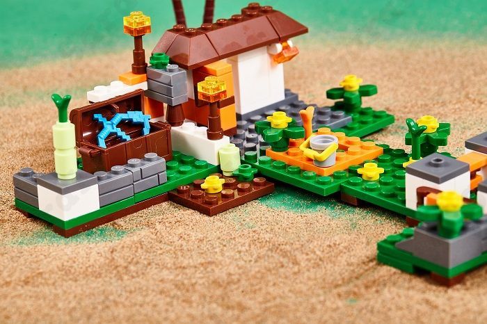 LEGO レゴ マインクラフト マイクラ 風 ブロック 互換 ジャングル密林
