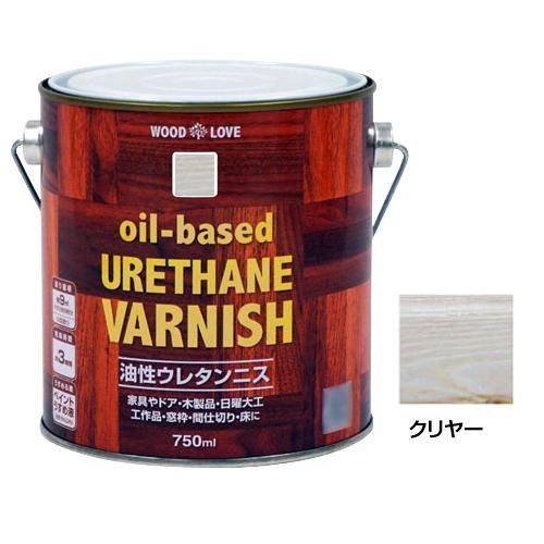 【新品・3営業日で発送】ニッペホームプロダクツ WOOD LOVE油性ウレタンニス クリヤー 750ml