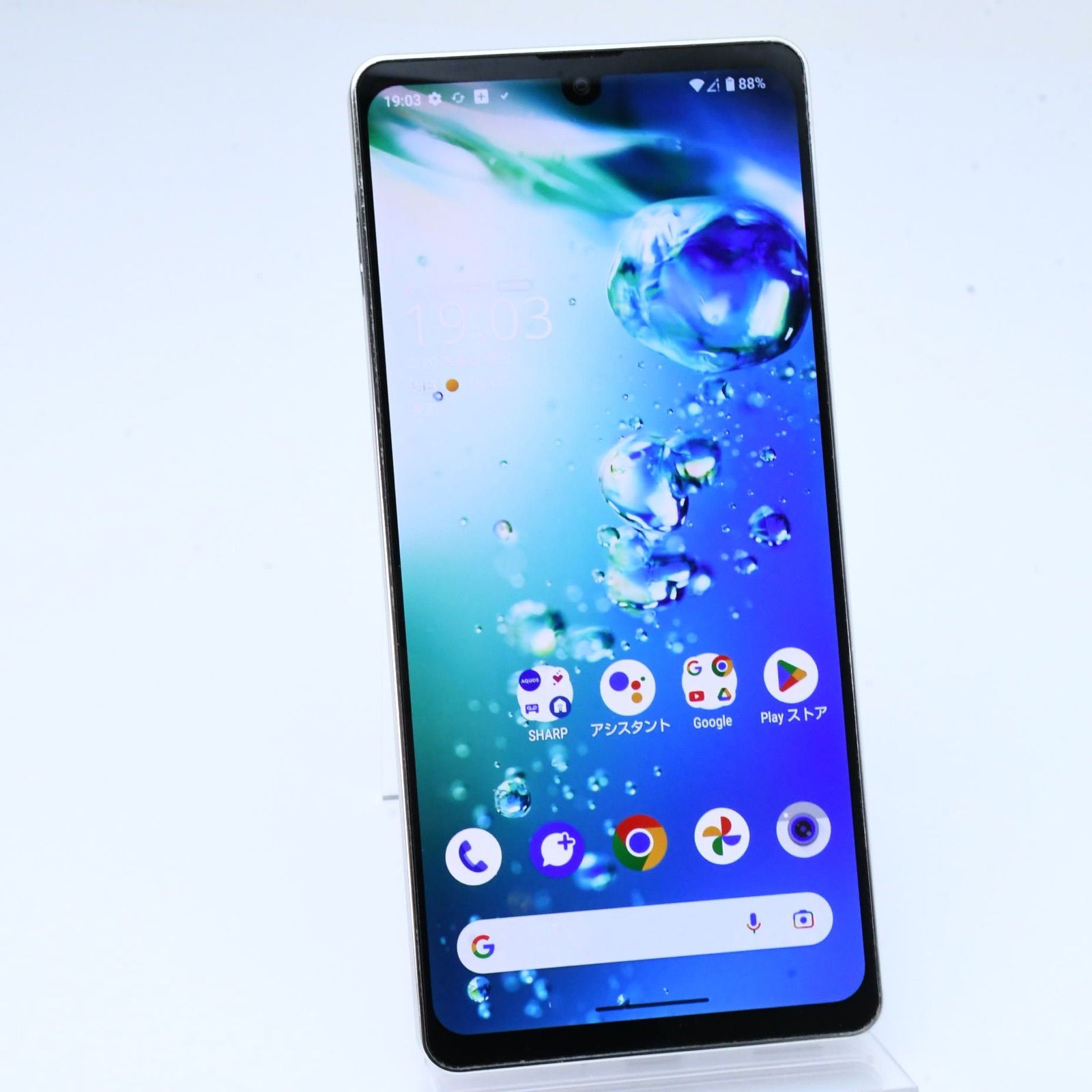 AQUOS Zero6  ホワイト 128GB au SHG04 ジャンク ジャンク＊液晶美品】SIMフリー au AQUOS zero6 SHG04 ホワイト