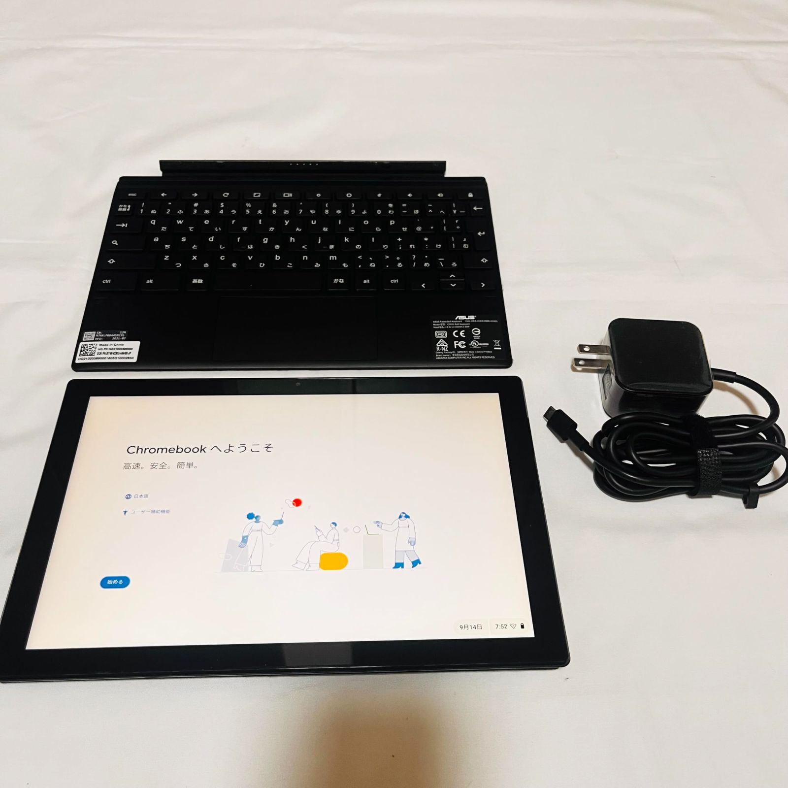 ASUS Chromebook クロームブック Detachable CM3 10.5インチ タブレット CM3000DVA-HT0019|A No2354