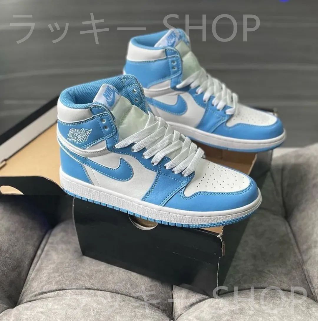 新品 未使用 NIKE ナイキ AIR JORDAN 1 RETRO HIGH OG UNC エアジョーダン1ハイ スニーカー ノースカロライナ  555088-117 男女兼用 - メルカリ