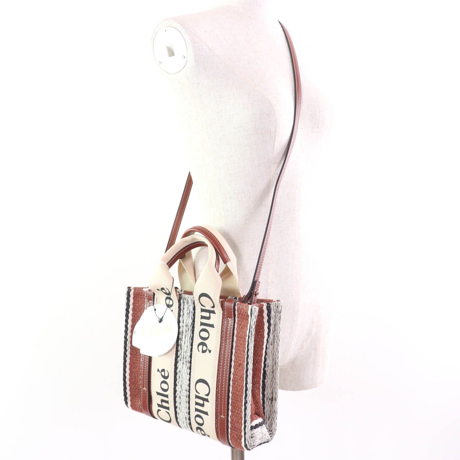 未使用品☆Chloe クロエ CHC22SS397G4427S ウッディ スモール トート