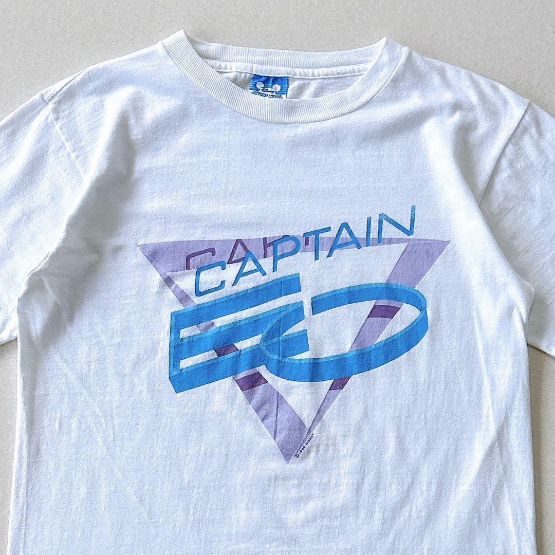 80s USA製キャプテンEO シングルステッチ ディズニー プリントTシャツ
