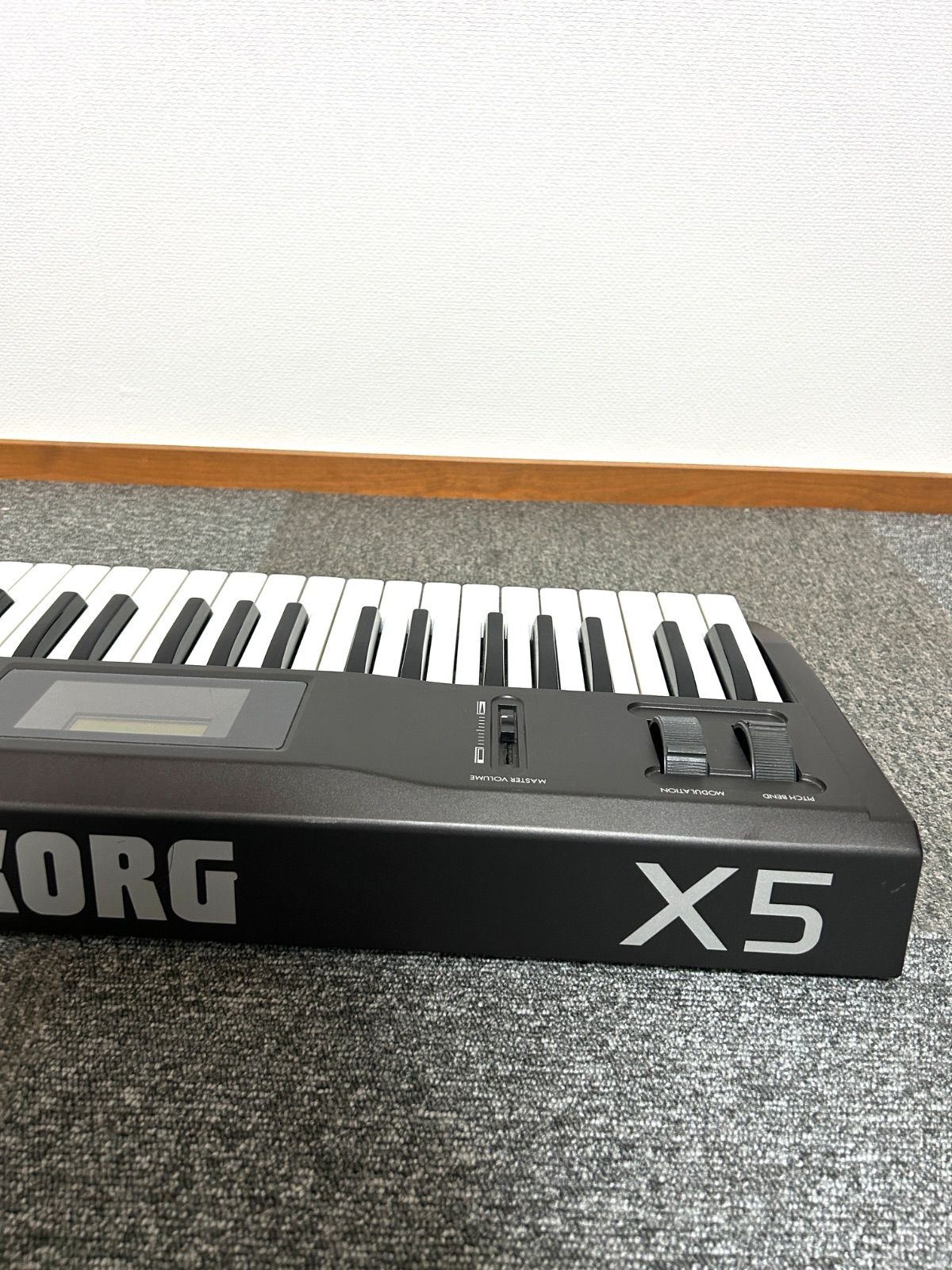 KORG X5 シンセサイザー 61鍵 コルグ 純正アダプター付き 動作確認済み