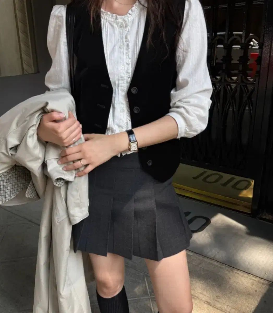 タグ付き ザ バーネット Revia Pleats Mini Skirt S
