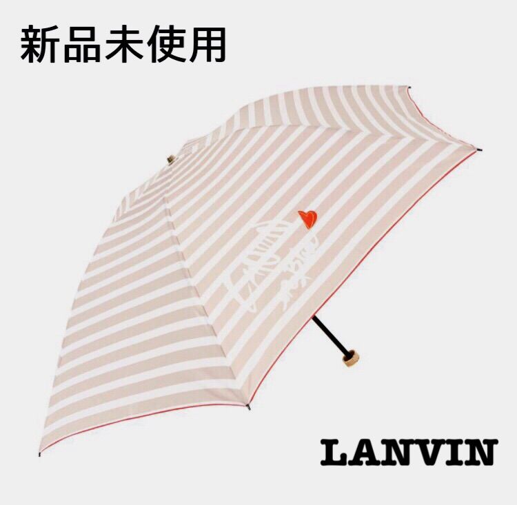 新品未使用 ランバン オン ブルー LANVIN en Bleu 傘 折り畳み 雨傘