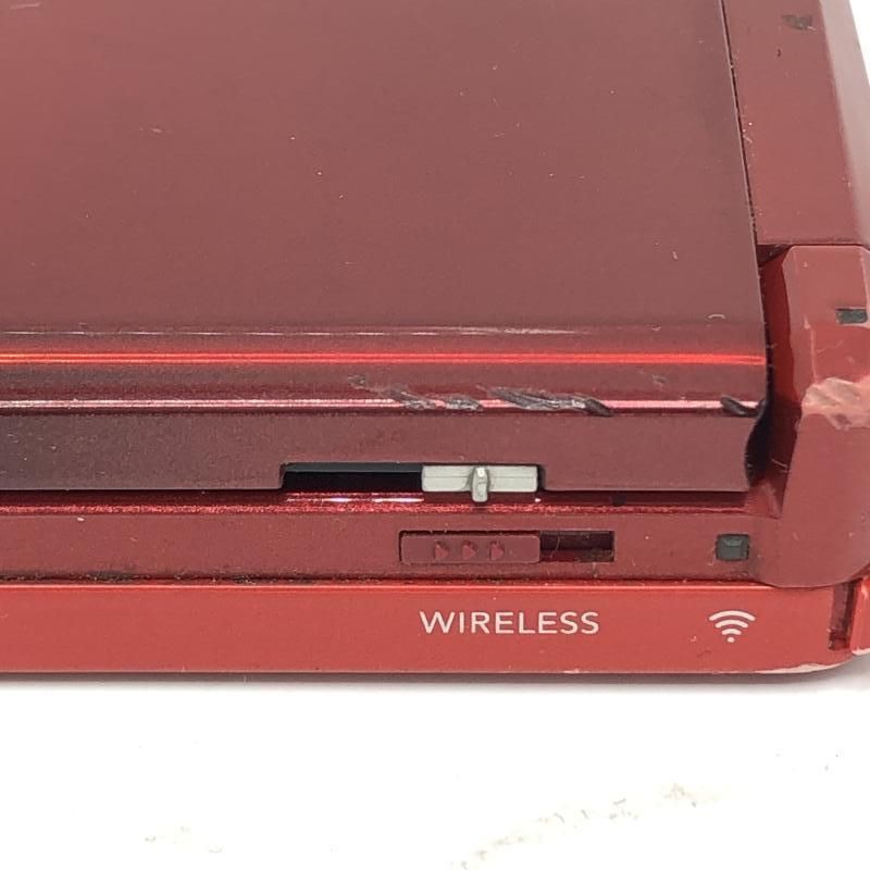 1953(ジャンク扱い)ニンテンドー3DS フレアレッド 任天堂 3DS ニンテンドー3DS 本体 完品 フレアレッド 中古
