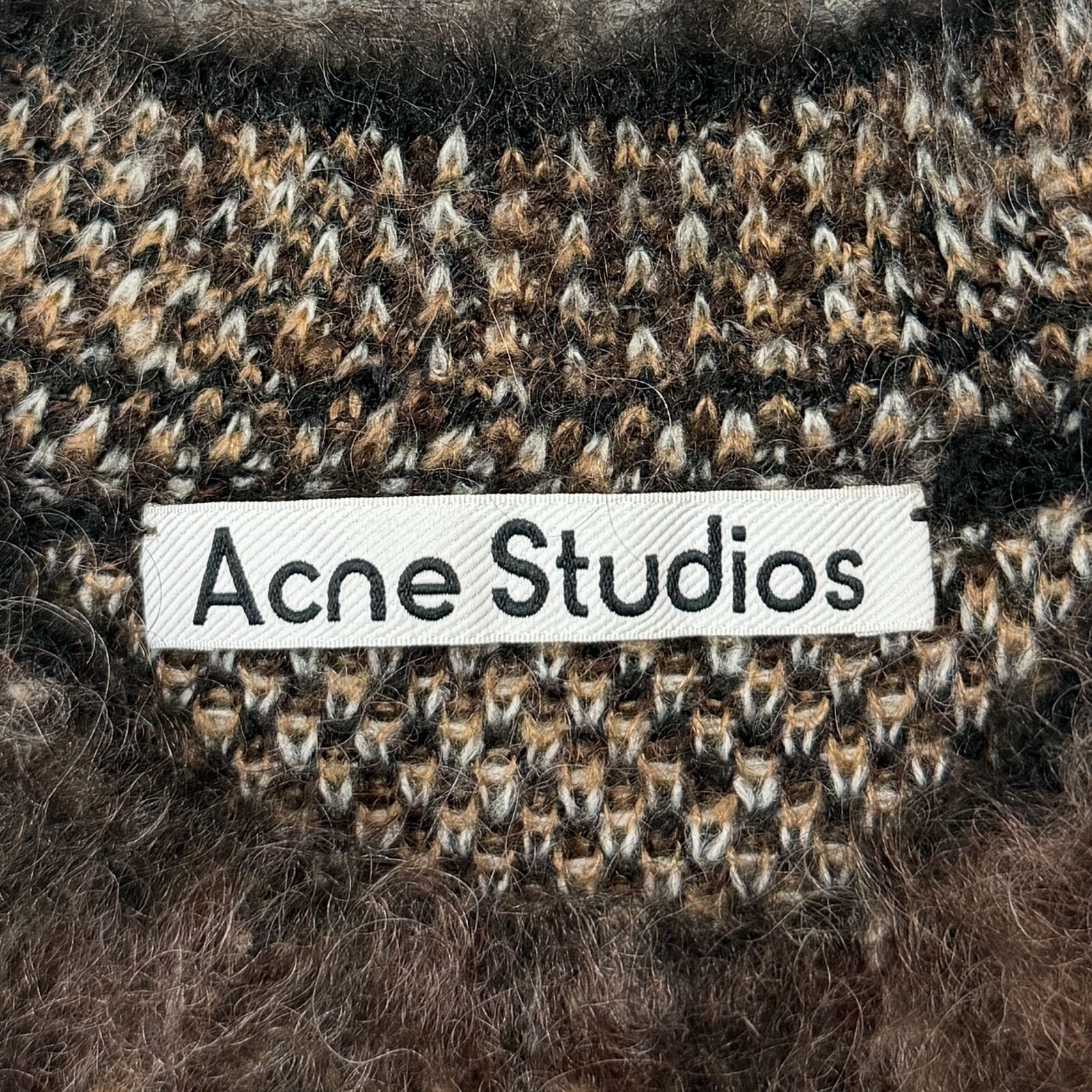 Acne Studios Jacquard Sweater モヘヤジャガードセーター ニット
