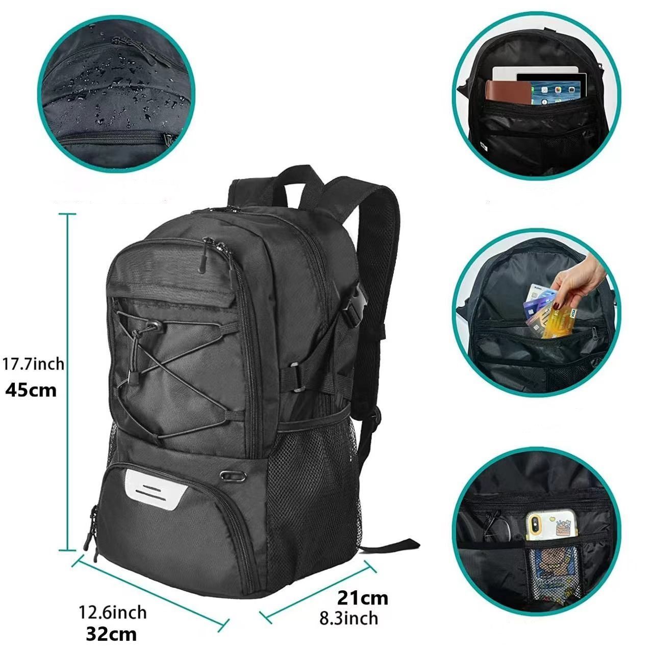 2025最新版】バスケ リュック 32L バスケットリュック ボール収納 7号