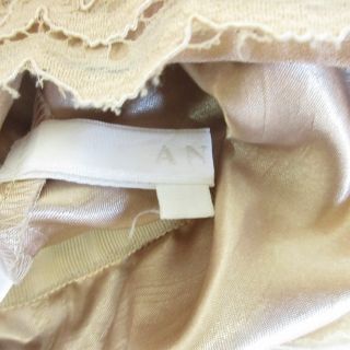 新品未使用アナイ、レースノースリーブひざ丈ワンピース、くすみピンク アナイ ANAYI フラワーレース ノースリーブワンピース ひざ丈