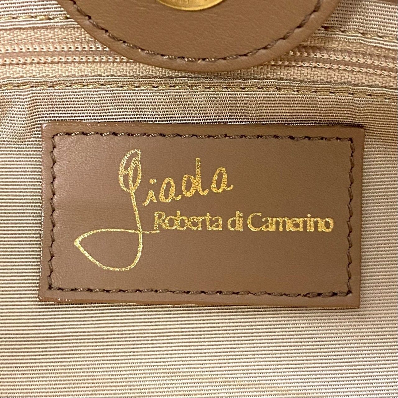 Roberta di Camerino】ミヌエット シルキーシナモン ショルダーバッグ