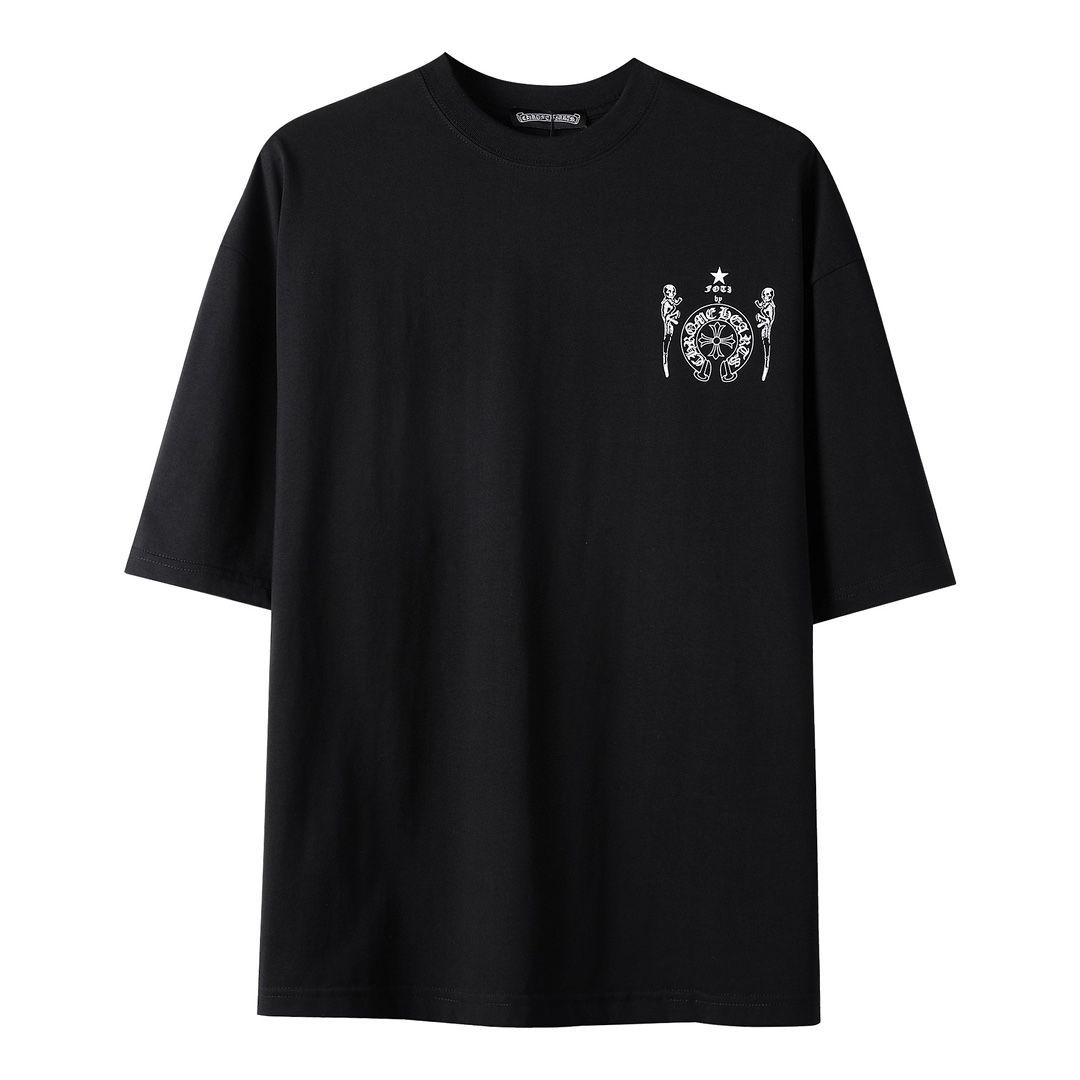 Chrome Hearts クロムハーツ Tシャツ オーバーサイズ プリント クロス