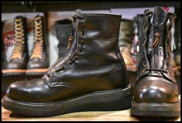 8.5E 良品 PT91刺繍PR】レッドウィング 4473 ファイヤーマン ジッパー