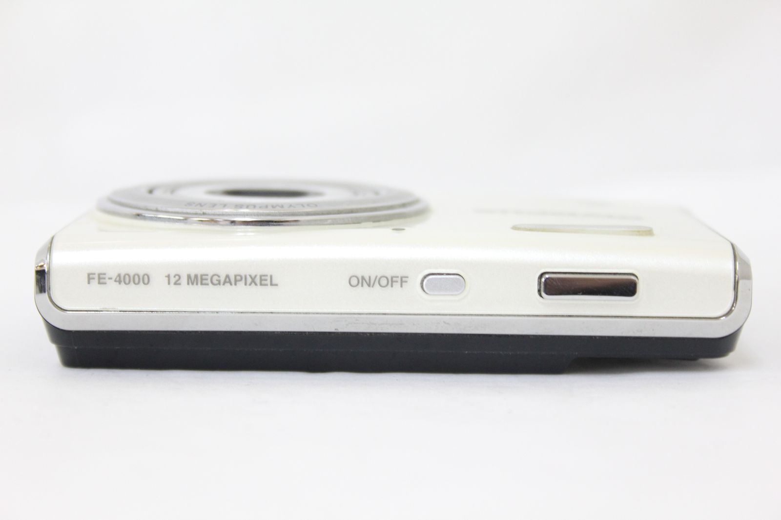 返品保証】 オリンパス Olympus FE-4000 ホワイト 4x バッテリー付き 