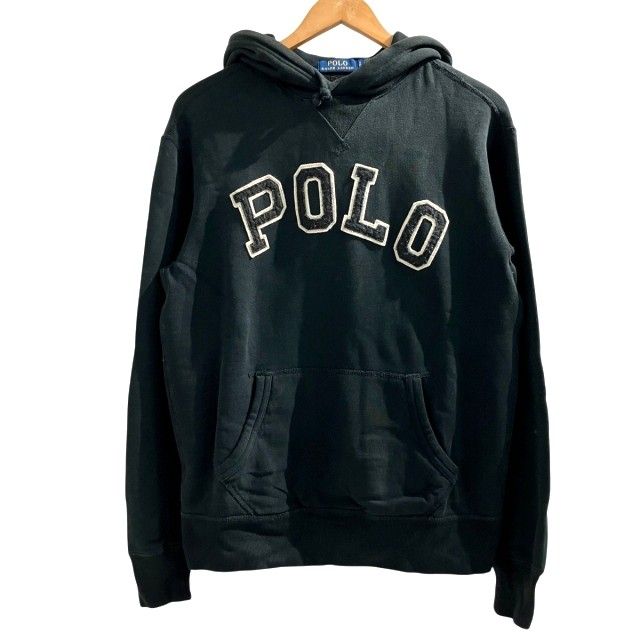 Ralph Lauren ラルフローレン　黒 パーカー S トレーナー Ralph Lauren - ラルフローレン フルジップ スウェット フード