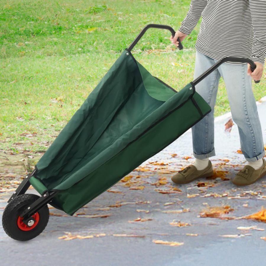 折り畳み式 一輪車 農 運搬 手押し 台車 ガーデニング カート　アルミ　ネコ車 一輪車 農業用 ネコ車 折りたたみ ガーデニングカート 手押し車