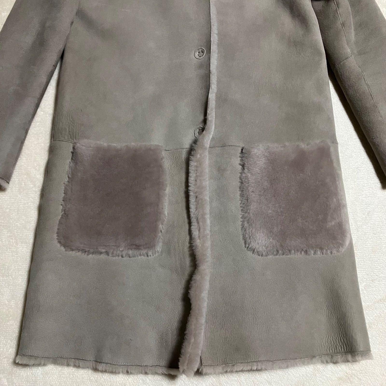 TARA JAMON タラジャーモン リバーシブルムートンコート 羊革 M