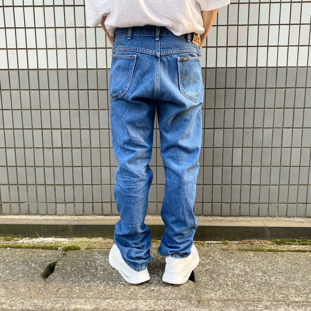 80’s～90's US古着 USA製 リー Lee デニム パンツ ストレート 200-0189 W32 L33 インディゴ