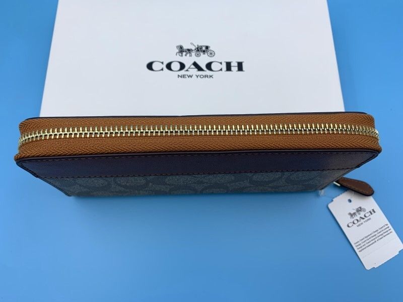 コーチ COACH 長財布 財布 大人気 シグネチャー ウォレット ギフト ロング ジップ レディース ブランド 誕生日 新品 未使用 F76873  C016 - メルカリ