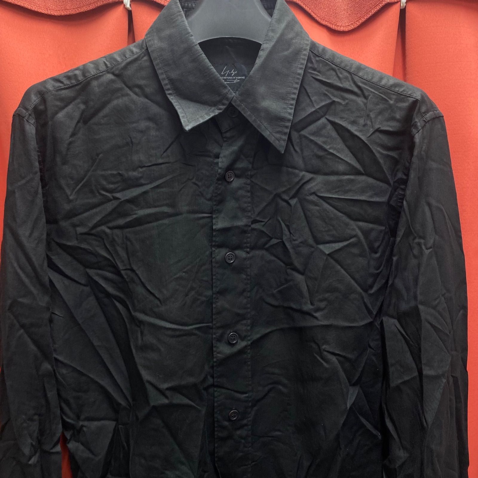 YOHJI YAMAMOTO 長袖ワイシャツ【新品未使用品】 Yohji Yamamoto POUR HOMME ヨウジヤマモト プールオム 長袖