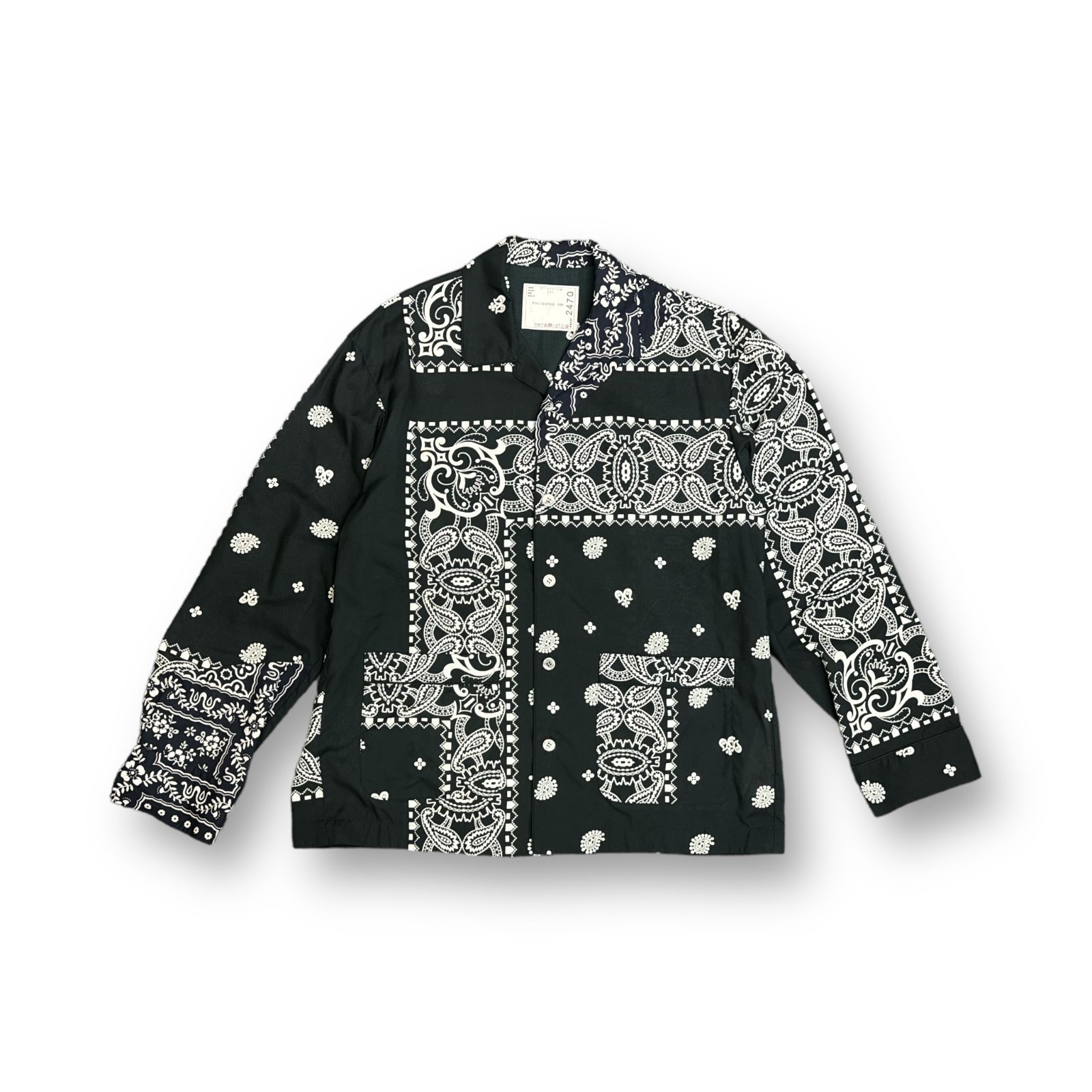 sacai 21ss Archive Print Mix shirt サイズ1