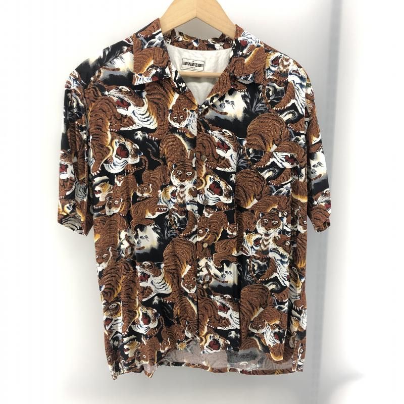 【中古】PAZZO 百虎 アロハシャツ サイズL相当[24]