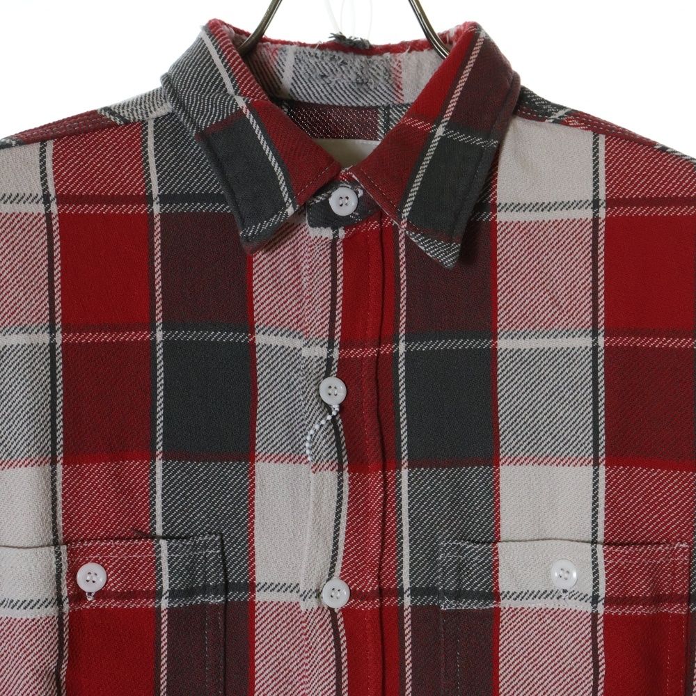 BOWWOW (バウワウ) 23AW REPAIR AGEING FLANNEL SHIRTS ダメージ加工