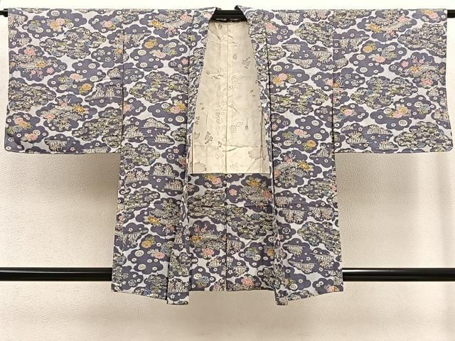 平和屋着物＃羽織　型染め　御所解文　正絹　逸品　未使用　BAAT8957gt 平和屋着物＃羽織 型染め 御所解文 正絹 逸品 未使用 BAAT8957gt