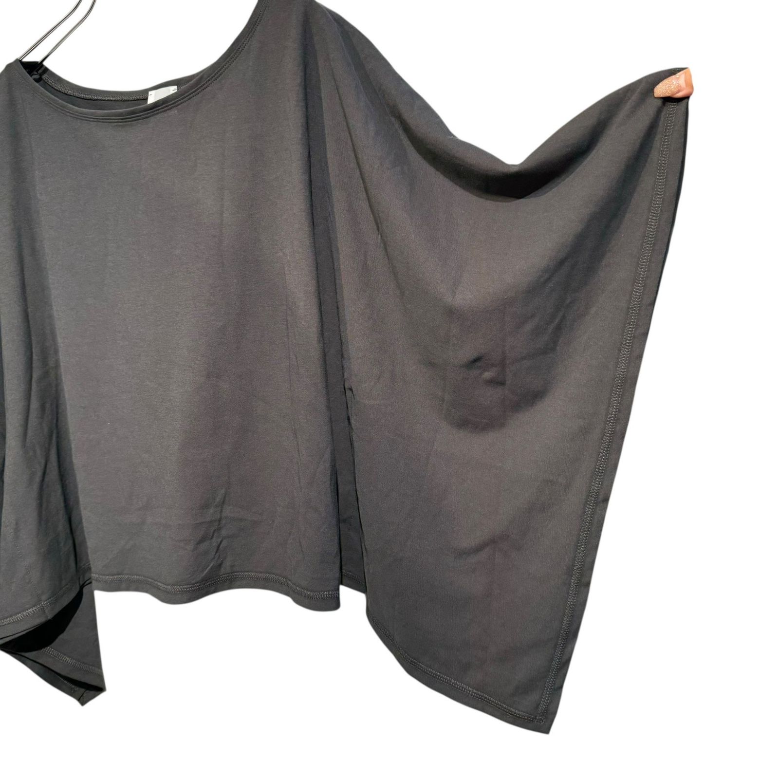 IENA LA BOUCLE (イエナラブークル) ② 25070914344020 ドルマンケープカットソー レディース ブラック FREE IENA LA BOUCLE (イエナラブークル) ② 25070914344020 ドルマンケープ
