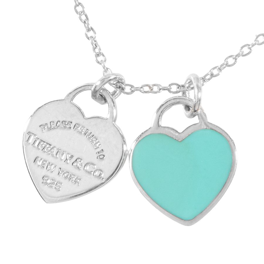 ティファニー ブルー リターントゥ ダブル ハートタグ ペンダント ネックレス リターン トゥ ティファニー™ ハート ペンダント（ミニ