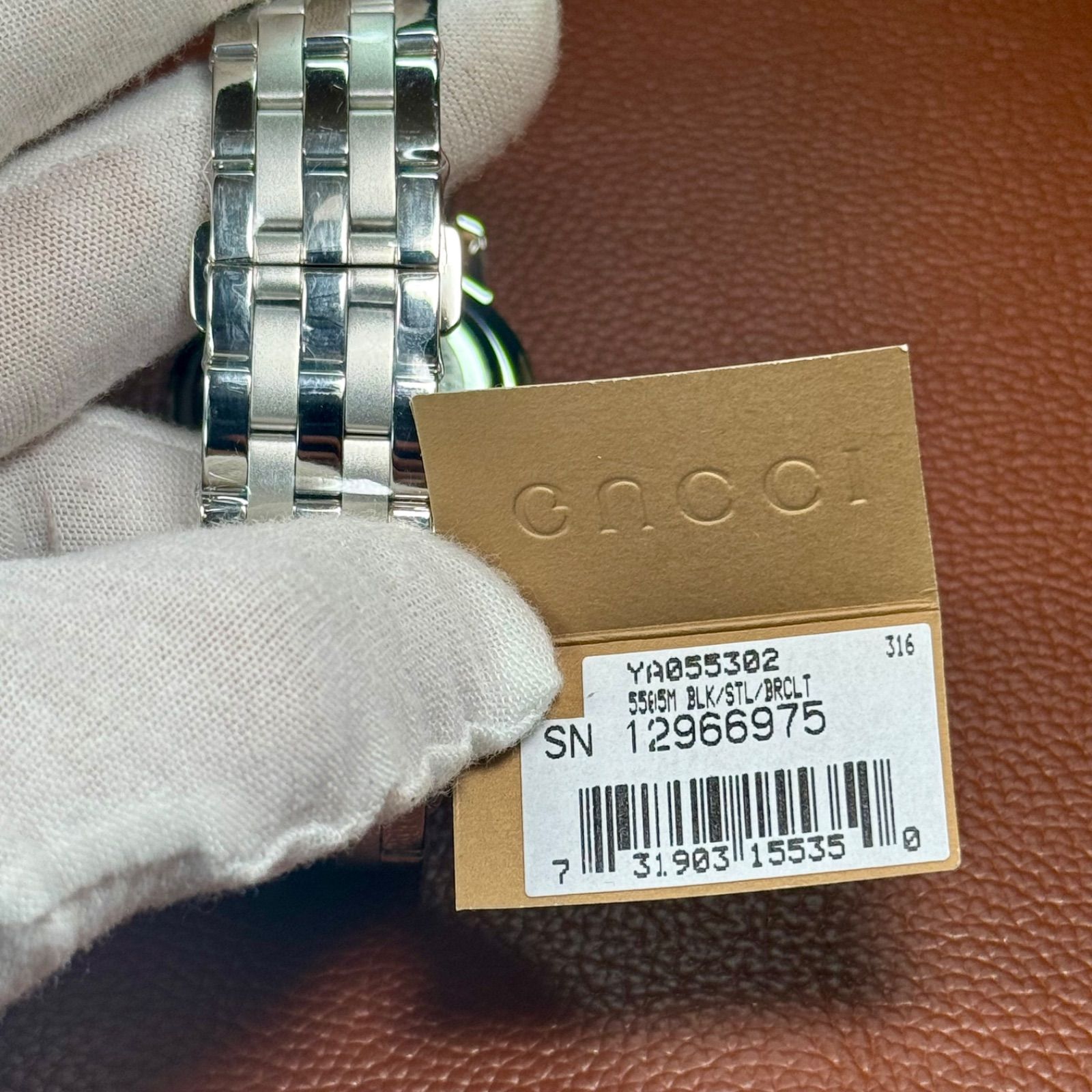 新品】グッチ GUCCI 腕時計 メンズ YA055302 黒 稼働品 - メルカリ 新品】グッチ GUCCI 腕時計 メンズ YA055302 黒 稼働品 - メルカリ