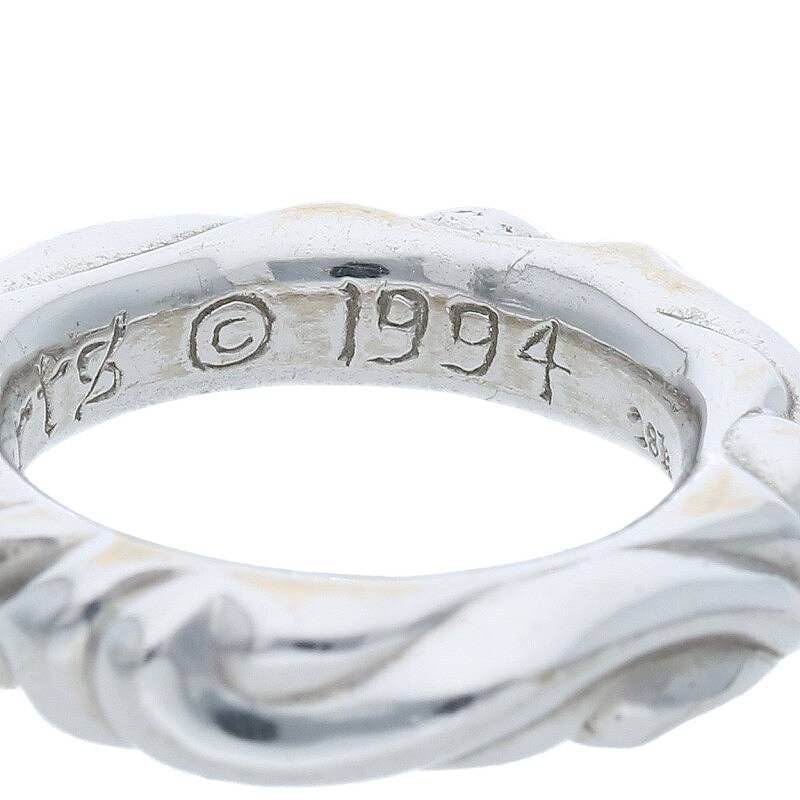 クロムハーツ スクロール バンド リング 25号 17号 CHROME HEARTS