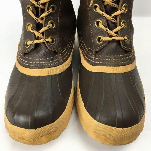 SOREL/ソレル/カフマン　size7　25.0程度　Vintage カナダ製　スノーブーツ　ライナー付き　ダークブラウン/茶/BROWN〉管No.WT25 SOREL/ソレル/カフマン size7 25.0程度 Vintage カナダ製 スノーブーツ