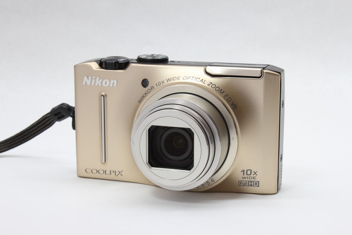 動作美品】ニコン Nikon COOLPIX S8100 プレシャスゴールド 動作