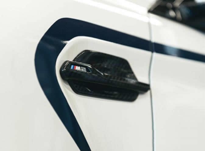 カーボン製 BMW F87 M2 車種 交換式 サイドグリル カバー サイド フェンダーパネルカバー 2個セット