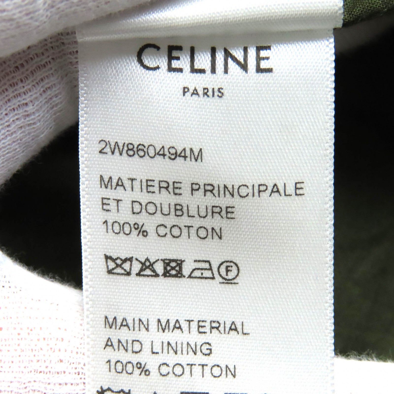 ⭐️現行美品⭐️セリーヌ 23SS カモフラージュハーネスパーカコート 46 CELINE - 未使用品△CELINE セリーヌ 23SS 2W860494M コットン