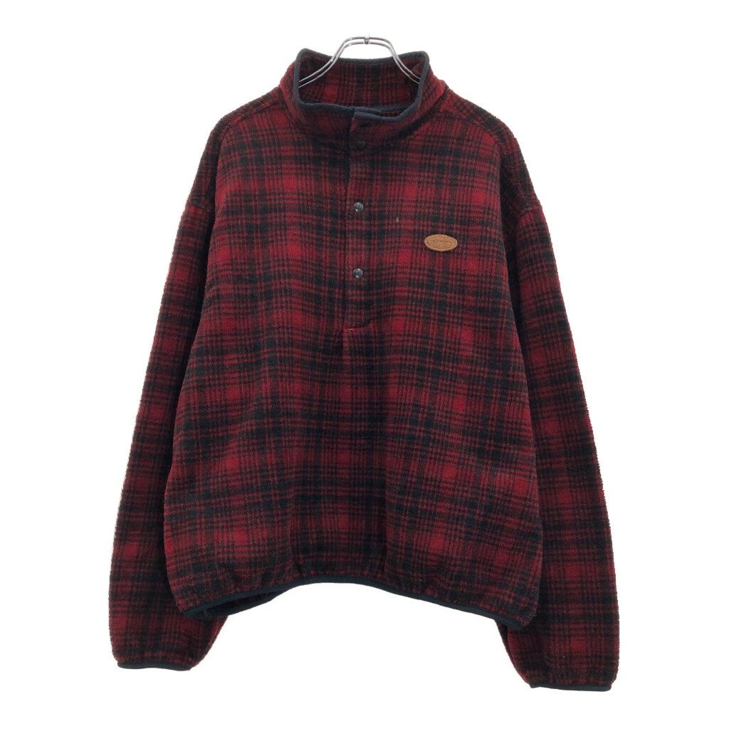 USA製 WOOLRICH ウールリッチ ハーフスナップ フリースジャケット 