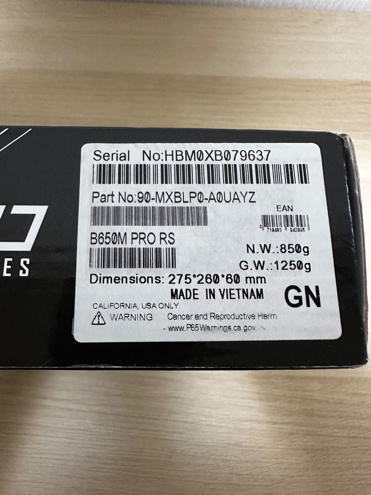 訳あり】ASRock(アスロック) マザーボード B650M Pro RS ASRock B650M