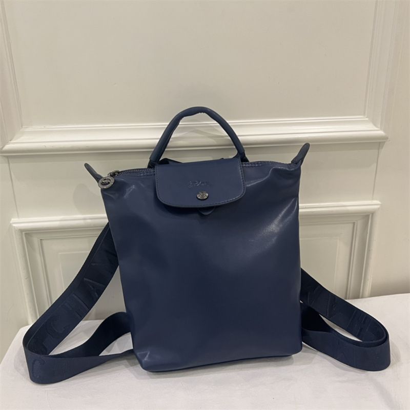 LONGCHAMP ロンシャン ルプリアージュ リュック レディース レザー 未使用 新品 ネイビー - メルカリ