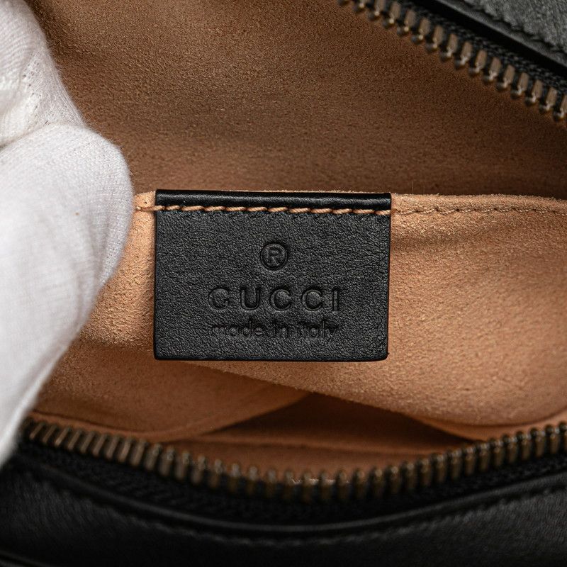 正規品　GUCCI マーモント ブラック ウエスト　ボディバッグ Gucci ブラック ボディバッグ - メルカリ