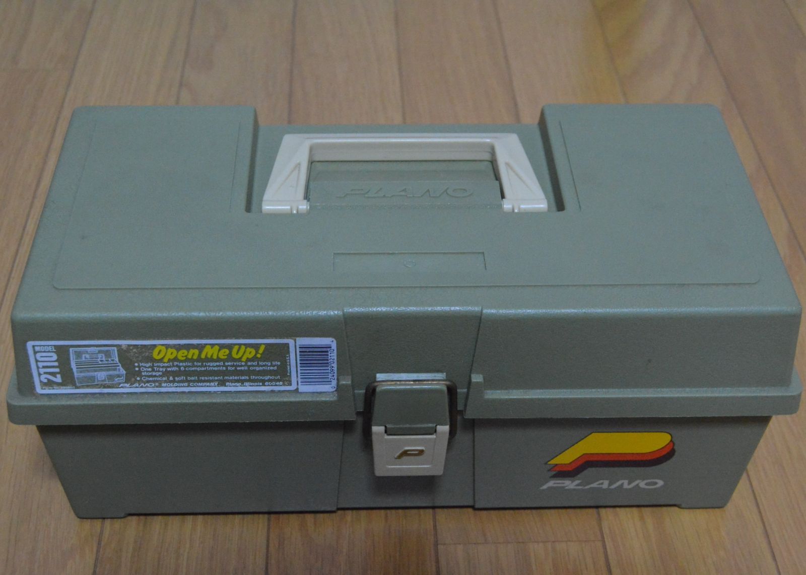 ♥品 デッドストック PLANO 2110 プラノ オールド OLD 1段式トレー 80年代 タックルボックス