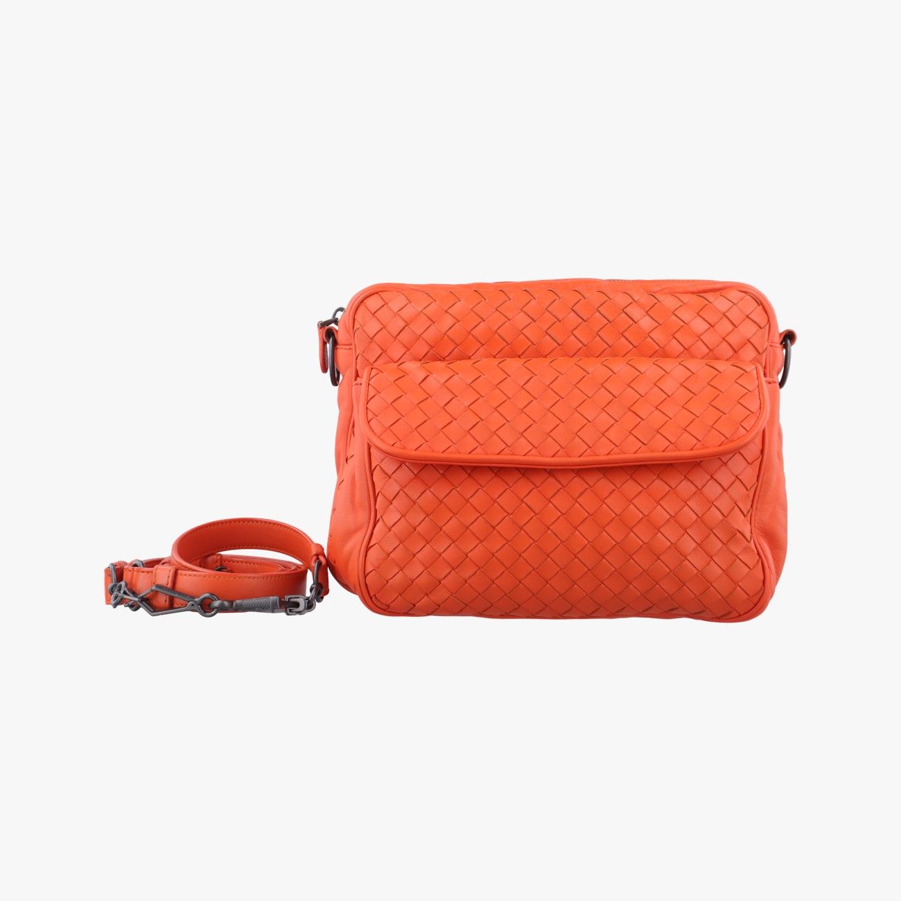 ボッテガヴェネタBottega VenetaイントレチャートオレンジラムスキンB03436266Y